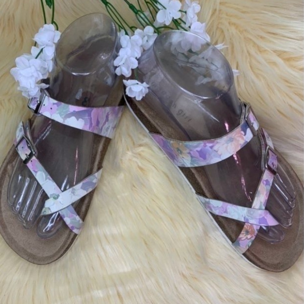 Steve Madden Pastels Floral Sandals